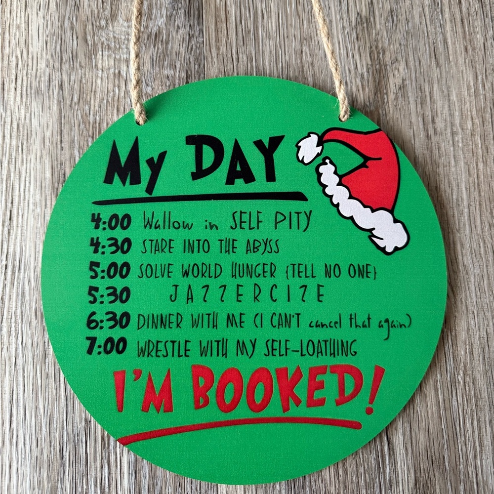 🎄 Grinch Holiday Sign